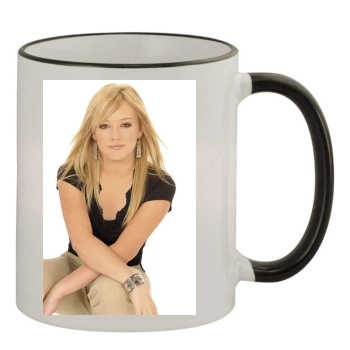 Hilary Duff 11oz Colored Rim & Handle Mug