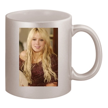 Hilary Duff 11oz Metallic Silver Mug