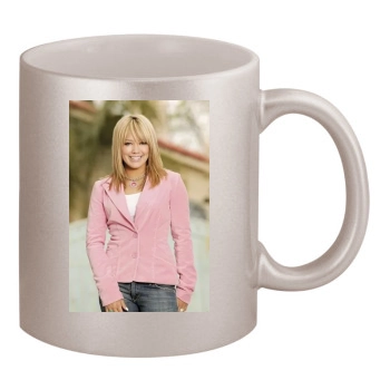 Hilary Duff 11oz Metallic Silver Mug