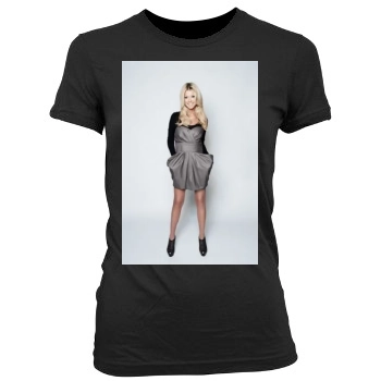 Tara Reid Women's Junior Cut Crewneck T-Shirt