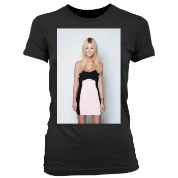 Tara Reid Women's Junior Cut Crewneck T-Shirt