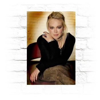 Hilary Duff Metal Wall Art