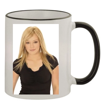 Hilary Duff 11oz Colored Rim & Handle Mug