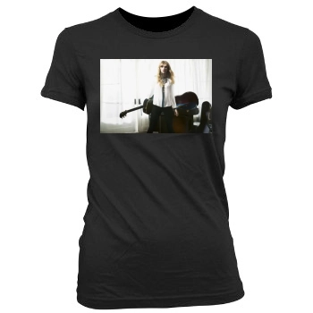 Taylor Swift Women's Junior Cut Crewneck T-Shirt