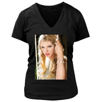 Taylor Swift Women's Deep V-Neck TShirt