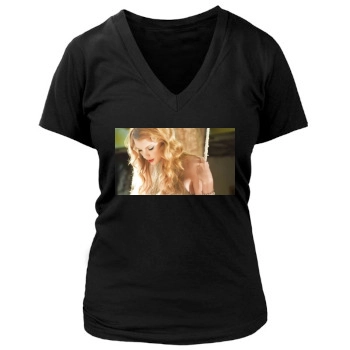 Taylor Swift Women's Deep V-Neck TShirt