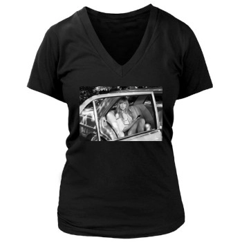 Taylor Swift Women's Deep V-Neck TShirt