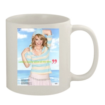 Hilary Duff 11oz White Mug