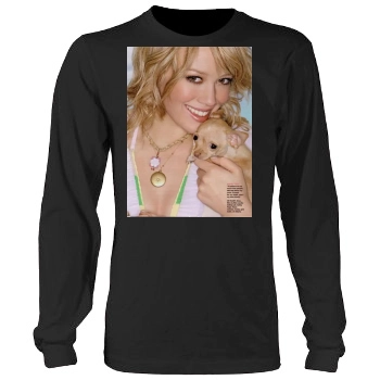 Hilary Duff Men's Heavy Long Sleeve TShirt