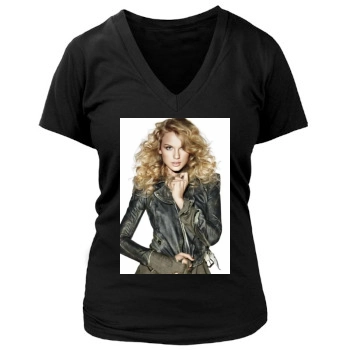 Taylor Swift Women's Deep V-Neck TShirt