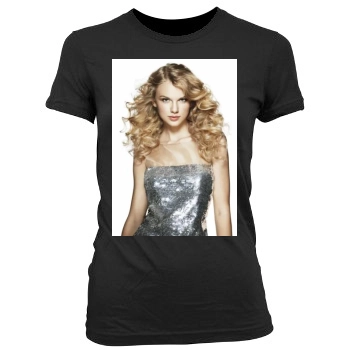 Taylor Swift Women's Junior Cut Crewneck T-Shirt