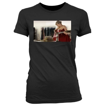 Taylor Swift Women's Junior Cut Crewneck T-Shirt