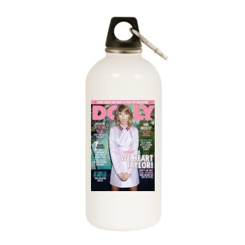 Taylor Swift White Water Bottle With Carabiner