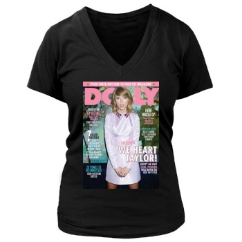 Taylor Swift Women's Deep V-Neck TShirt