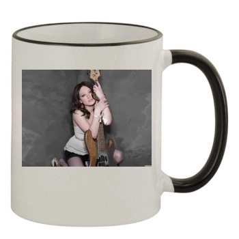 Hilary Duff 11oz Colored Rim & Handle Mug