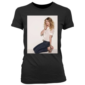 Taylor Swift Women's Junior Cut Crewneck T-Shirt