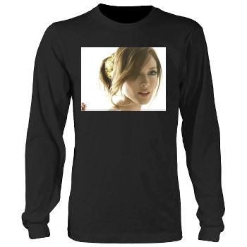 Hilary Duff Men's Heavy Long Sleeve TShirt