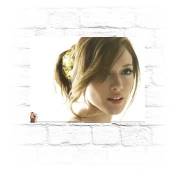 Hilary Duff Metal Wall Art