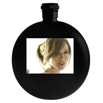 Hilary Duff Round Flask