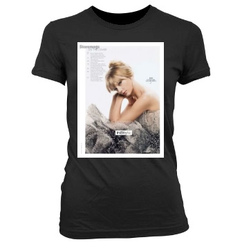 Taylor Swift Women's Junior Cut Crewneck T-Shirt