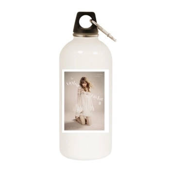 Taylor Swift White Water Bottle With Carabiner