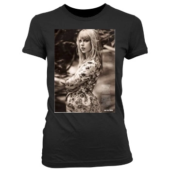 Taylor Swift Women's Junior Cut Crewneck T-Shirt