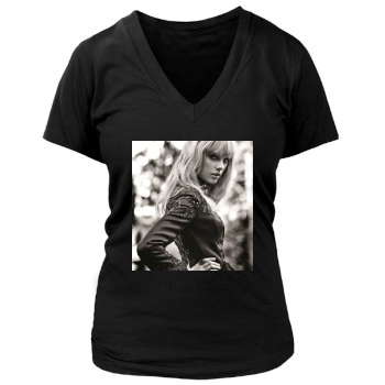 Taylor Swift Women's Deep V-Neck TShirt