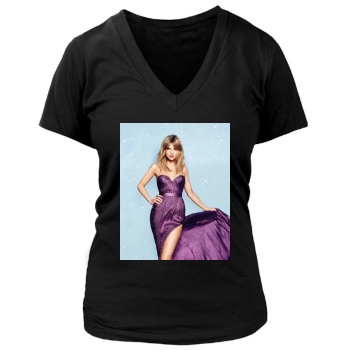 Taylor Swift Women's Deep V-Neck TShirt