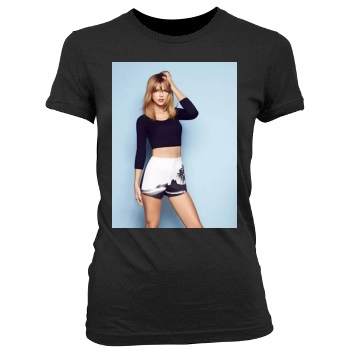 Taylor Swift Women's Junior Cut Crewneck T-Shirt