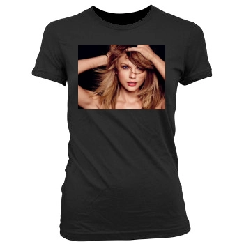 Taylor Swift Women's Junior Cut Crewneck T-Shirt