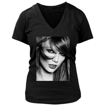 Taylor Swift Women's Deep V-Neck TShirt