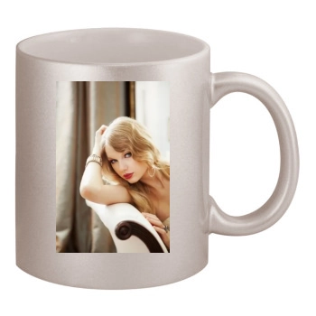 Taylor Swift 11oz Metallic Silver Mug