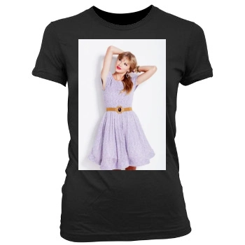 Taylor Swift Women's Junior Cut Crewneck T-Shirt