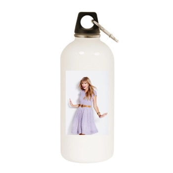 Taylor Swift White Water Bottle With Carabiner