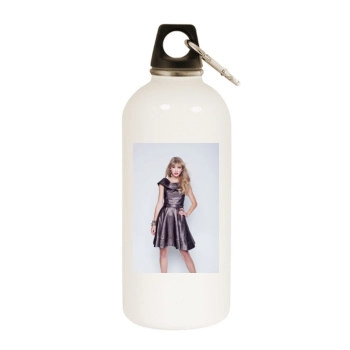 Taylor Swift White Water Bottle With Carabiner