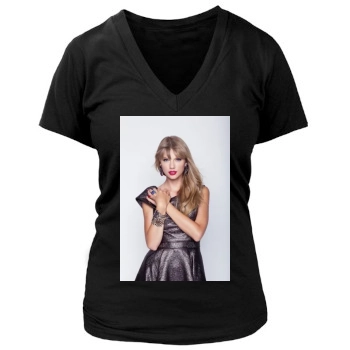 Taylor Swift Women's Deep V-Neck TShirt