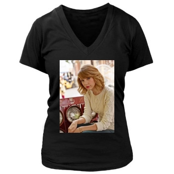 Taylor Swift Women's Deep V-Neck TShirt