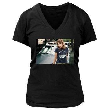 Taylor Swift Women's Deep V-Neck TShirt