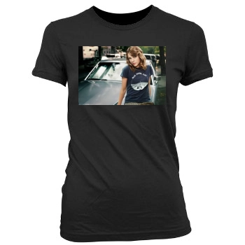 Taylor Swift Women's Junior Cut Crewneck T-Shirt