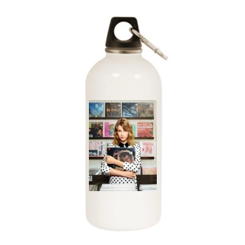 Taylor Swift White Water Bottle With Carabiner