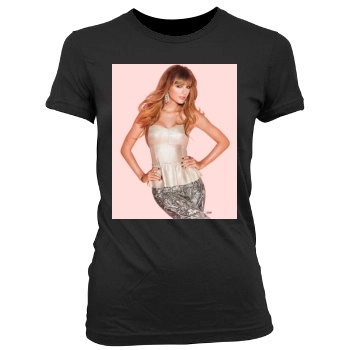 Taylor Swift Women's Junior Cut Crewneck T-Shirt