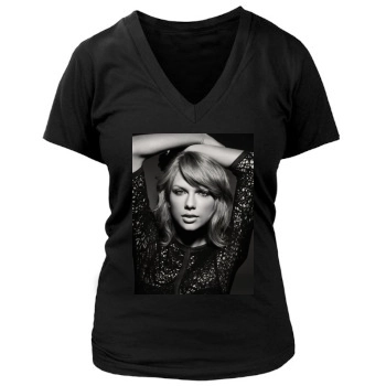 Taylor Swift Women's Deep V-Neck TShirt