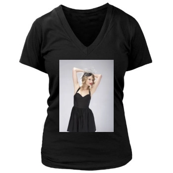 Taylor Swift Women's Deep V-Neck TShirt