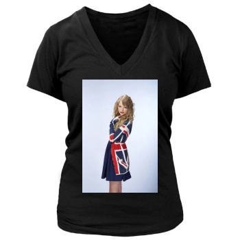 Taylor Swift Women's Deep V-Neck TShirt