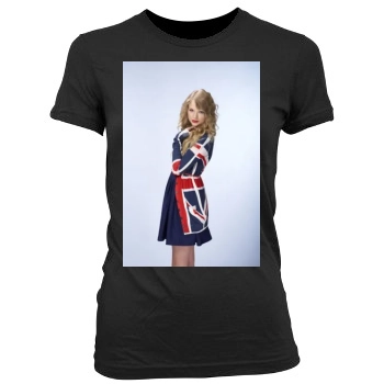 Taylor Swift Women's Junior Cut Crewneck T-Shirt