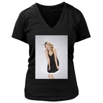 Taylor Swift Women's Deep V-Neck TShirt