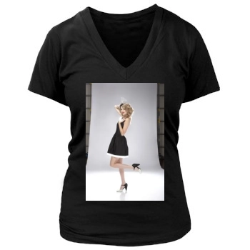 Taylor Swift Women's Deep V-Neck TShirt