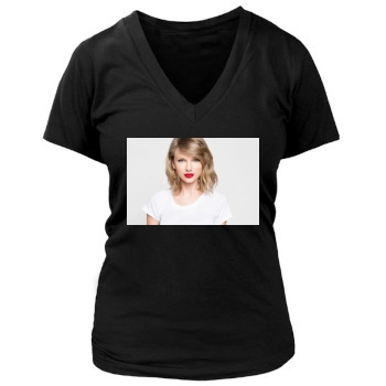 Taylor Swift Women's Deep V-Neck TShirt