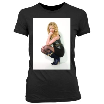 Taylor Swift Women's Junior Cut Crewneck T-Shirt