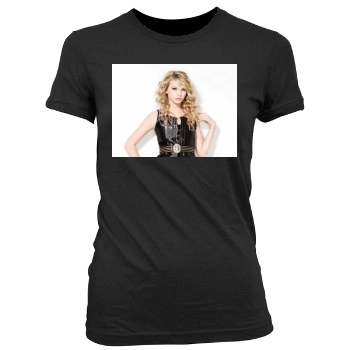 Taylor Swift Women's Junior Cut Crewneck T-Shirt